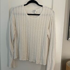 Jones New York sport Cream Knit Sweater